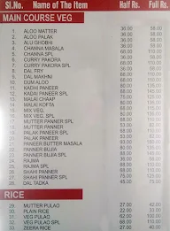 Janta Eating House menu 3