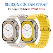 Dây Đeo Bằng Silicone Cho Đồng Hồ Apple 49Mm 44Mm 40Mm 45Mm 41Mm 42Mm 38Mm Iwatch Se Series 7 6 5 4 Ultra 8