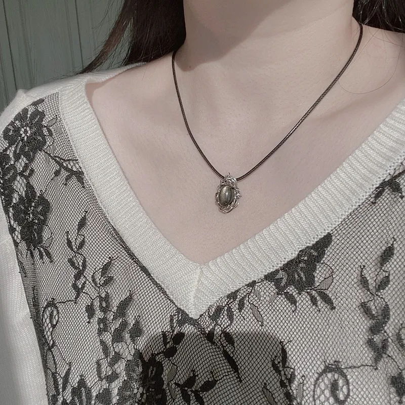 925 Thai Zilveren Natuurlijke Obsidiaan Hanger Ketting. Een prachtig sieraad met de kracht van obsidiaan. Voor een stijlvolle uitstraling.