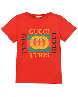 Красная футболка детская GUCCI за 11 999 руб.