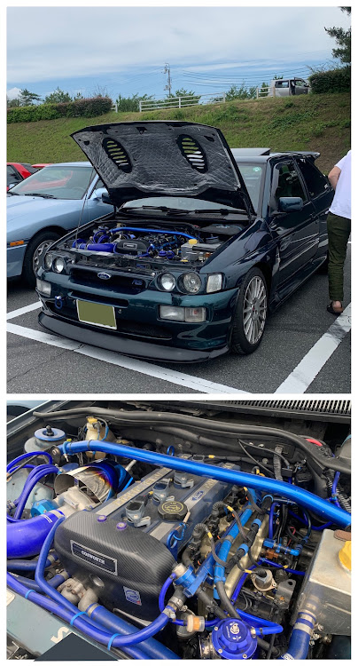 インプレッサ WRXのエスコートRS コスワース・鷲羽山展望台駐車場に関するカスタム事例の投稿画像6枚目