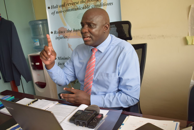 Homa Bay Health director Gordon Okomo on September 12.