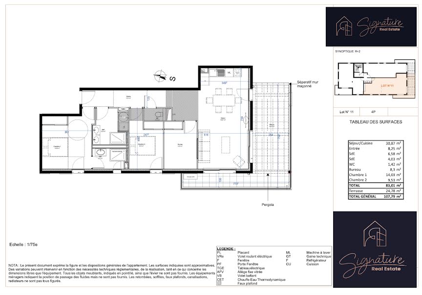 Vente appartement 4 pièces 83.01 m² à Saint-raphael (83700), 499 000 €