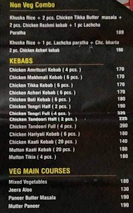 Zeeshan D P Park Restaurant & Caterer menu 2