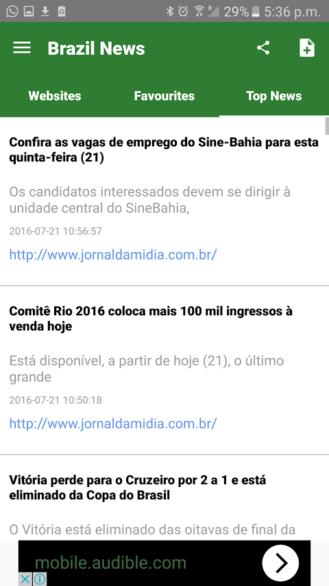 Brazil News-Brasil Notícias Screen 3