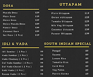 Anna Dosa Point menu 3