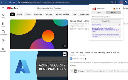 FocusTube screenshot 2