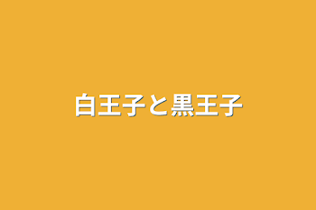 「白王子と黒王子」のメインビジュアル