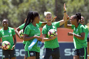 Banyana Banyana defender and captain Janine van Wyk during the South African National Womens soccer team media open day at UJ Sports Ground on January 17, 2017 in Johannesburg. 
