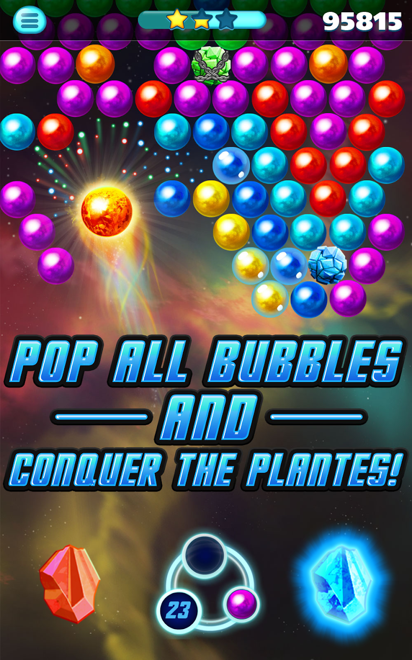 Bubble Shooter Planet Screen 1