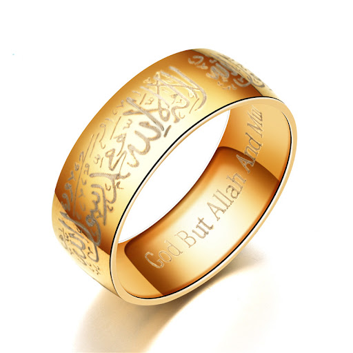Title 3, Faith Stainless Steel Scripture Ring Ornament a...
