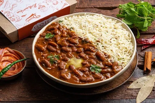 Desi Ghee Rajma Chawal