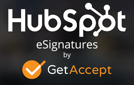 HubSpot eSignatures by GetAccept small promo image