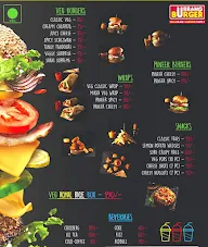 Urban Burger menu 3