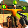 Watermelon shooting game 3D icon