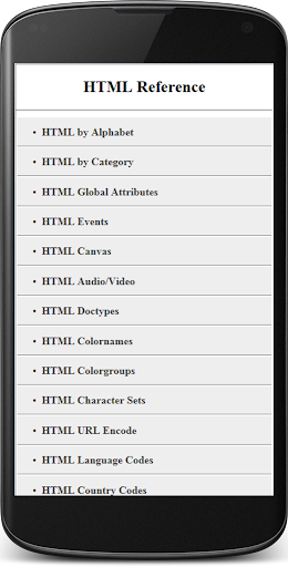 HTML Reference