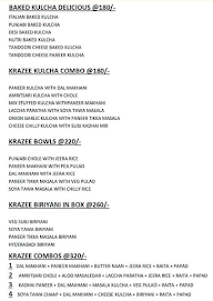 Krazee Kulcha menu 3