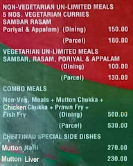 Thanjai Raja Rajan Mess menu 2