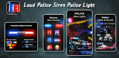 Loud Police Siren Police Light Screenshot