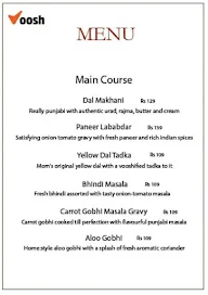 Voosh Desi Parathas menu 3