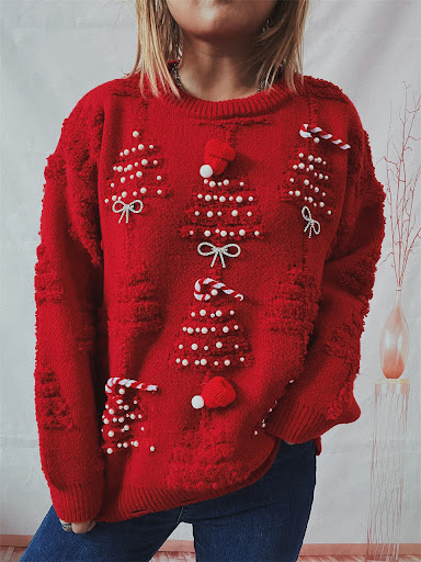 Title 2, Handmade New Year Holiday Sweater Pullover
