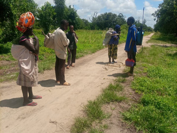 Residents of Salama Village in Lamu West prepare to vacate their villages after the killing of two people by suspected al Shabaab militants on Tuesday this week.