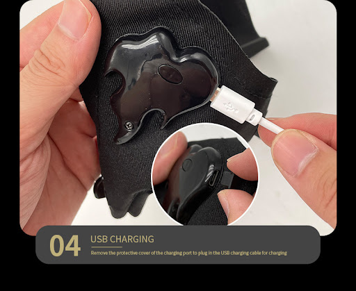 Title 10, LED Light Charging Fishing Gloves High Elastic ...