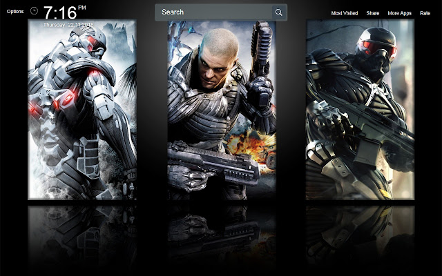 Crysis Game Wallpapers Theme New Tab