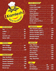 Kailash Restaurant menu 1