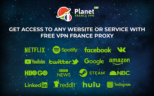 VPN FRANCE - Planet VPN lite Proxy