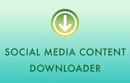 Social Media Content Downloader Preview image 0