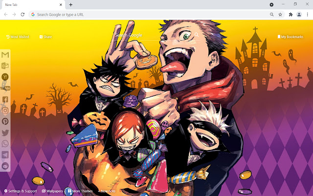 Jujutsu Kaisen Fons de pantalla