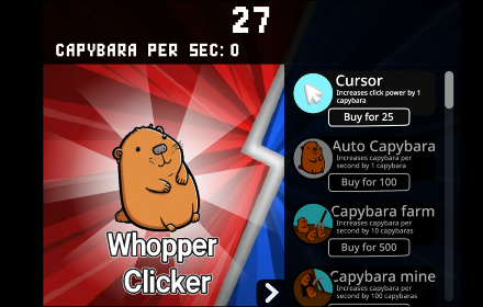 Capybara Clicker Unblocked small promo image