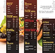 Lub Lub Lebanese menu 1