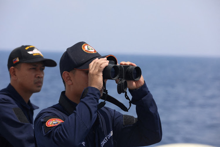 PCG spokesperson Jay Tarriela told a press conference on Monday the Coast Guard had to make sure it was able to prevent "China from carrying out a successful reclamation in Sabina Shoal."