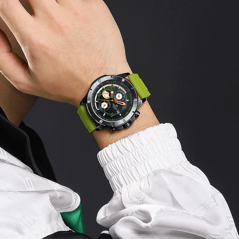 Trend Sports Montre Électronique Homme Nouvelle Multifonction Étanche Idéale pour le Sport et Activités Extérieures Confortable & Durable