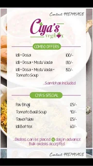 Ciya's Veg Box menu 2