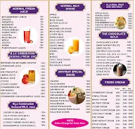 Mahalaxmi Services Juice Centre menu 3