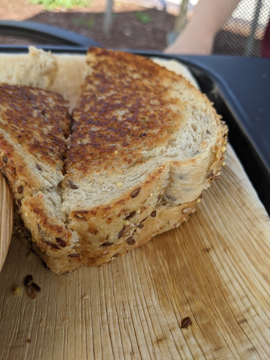 Regular  bread sandwich.. non celiac family reports they  loved it!