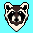 Racoon Cyan