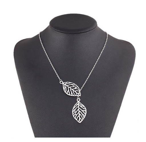 Title 9, Leaf Necklace