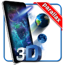 Herunterladen 3d parallax Galaxy theme Installieren Sie Neueste APK Downloader