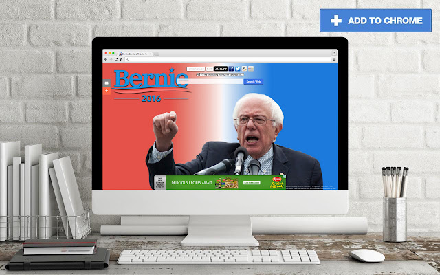 Bernie Sanders Tribute New Tab