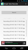 Simple Voice Recorder Screenshot