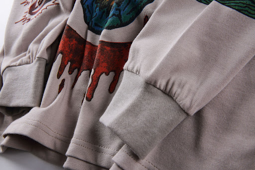 Title 12, Street Skull Graffiti Coconut Long Sleeve T-Shirt