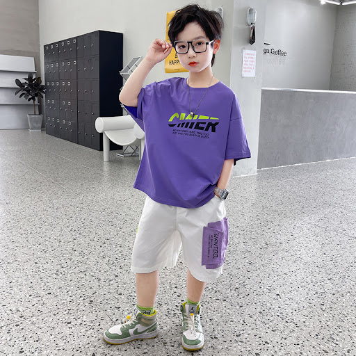 Title 3, Boys Thin Short-sleeved Summer Suits for Big K...