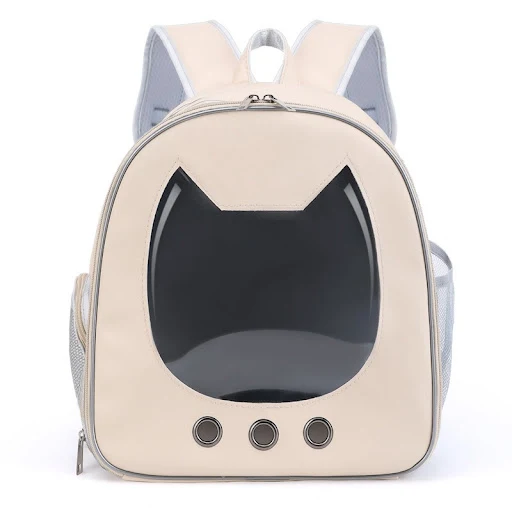 Pet supplies cat bag backpack space bag new light transparent pet bag large space comfortable and breathable cat