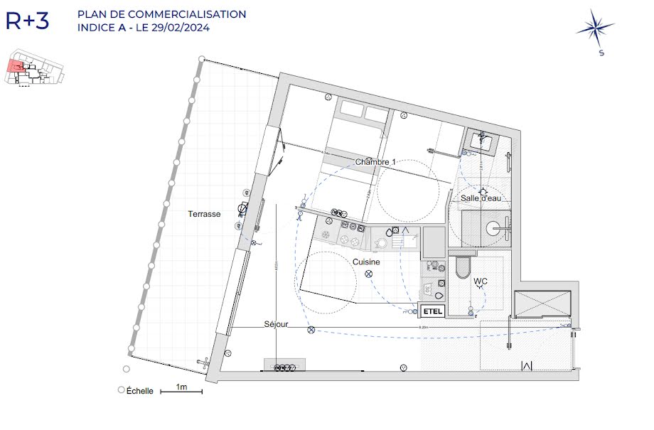 Vente appartement 2 pièces 40.38 m² à Cavalaire-sur-Mer (83240), 375 000 €