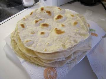 home made flour tortillas