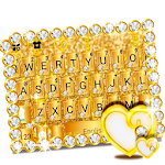 Cover Image of 下载 Luxury Gold Keyboard Theme 6.0 APK